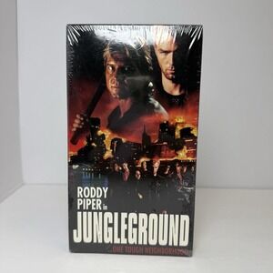 Jungleground VHS Factory Sealed Roddy Piper 1995 Action Movie Triboro